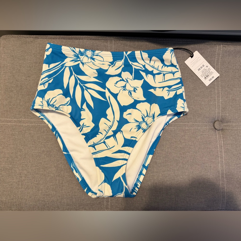 Shade and Shore Hi Waist Bikini Bottoms-XS
